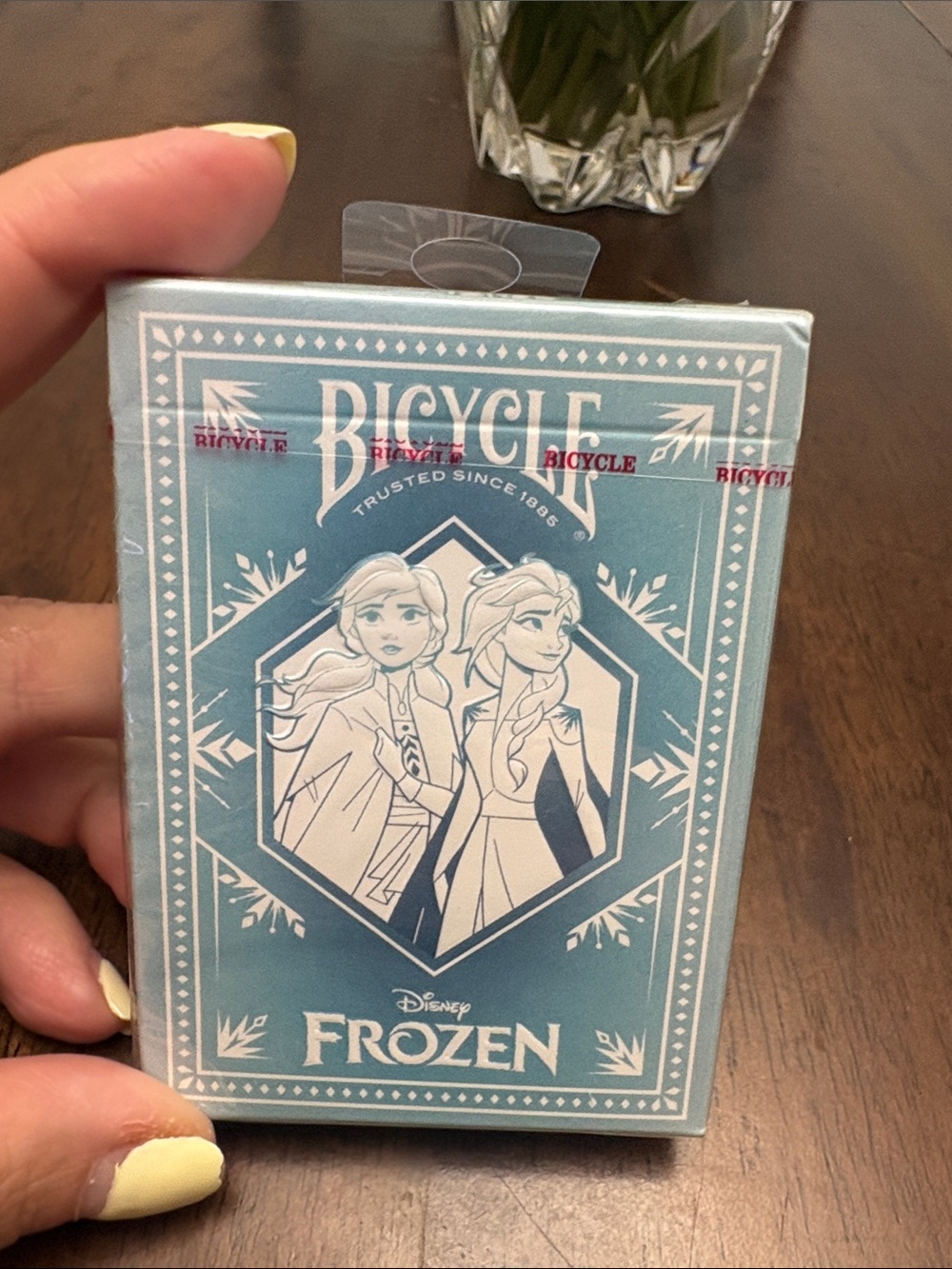 Disney Frozen Card Deck - Aqua Blue Collectible.  NWT